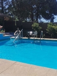 Vista de la piscina